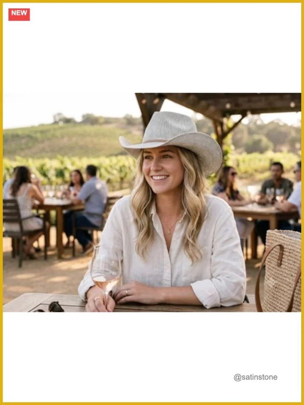 Sparkly Sequin Cowboy Hat with Suede String Trim - Shapeable & Packable